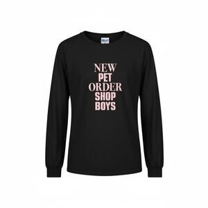 Pet Shop Boys New Order The North America Unity Tour 2022 L/S Black T-Shirt - M